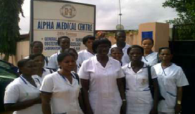 And with the Matron of the Alpha Medical Centre.
